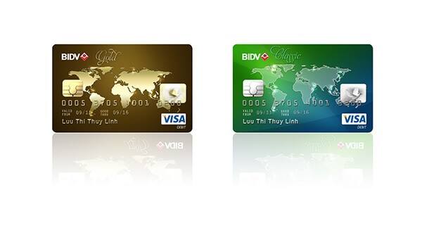 Thẻ Visa Debit BIDV