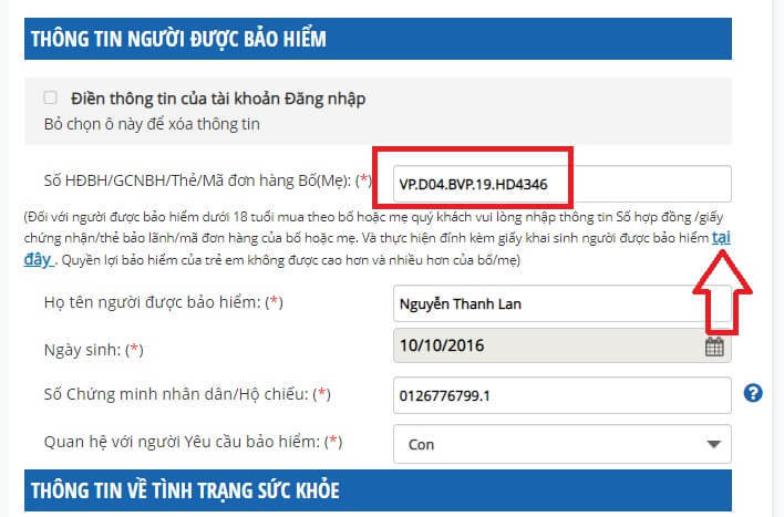 cach mua bao hiem tre em bao viet
