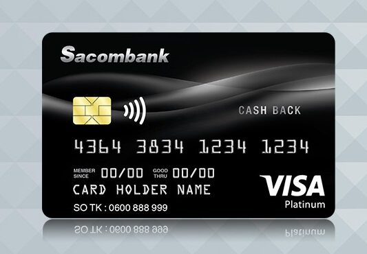 Thẻ tín dụng Visa Cashback của Sacombank