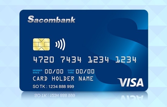 Thẻ tín dụng Sacombank Visa