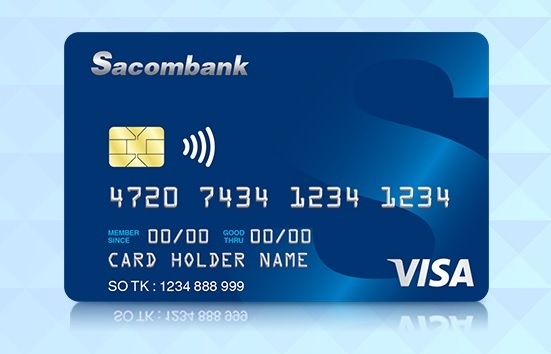 the tin dung sacombank visa Thẻ tín dụng Sacombank Visa