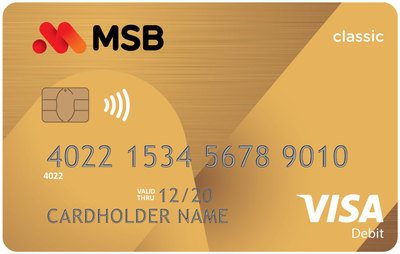 Thẻ ghi nợ MSB Visa