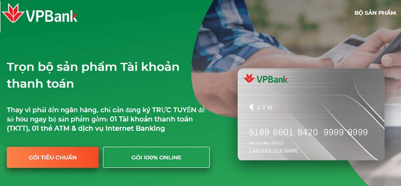 lam the ngan hang online vpbank VPBank hỗ trợ mở tài khoản 100% online