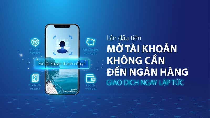 Ngân hàng Bản Việt hỗ trợ mở tài khoản online 100%