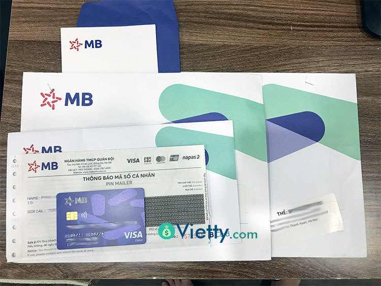 MBBank gửi thẻ và mã PIN về tận nhà sau 3 ngày đăng ký online