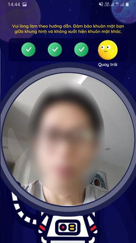 quay-camera-khuon-mat Bước 4: Quay camera xác thực khuôn mặt trên ứng dụng ngân hàng TNEX (MSB)