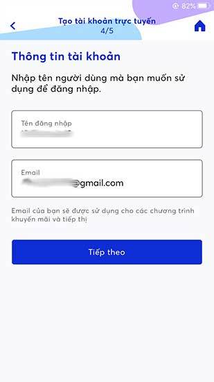 Tạo tài khoản đăng nhập MBBank