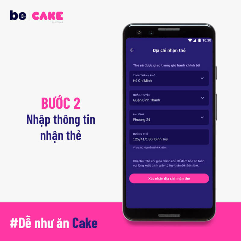 Buoc-2-dien-thong-tin-nhan-the Bước 2: Nhập địa chỉ nhận thẻ