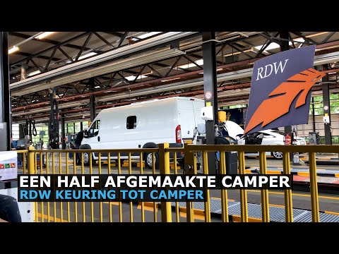 Onze half afgemaakte camper keuren bij de RDW - Van bestelwagen naar camper