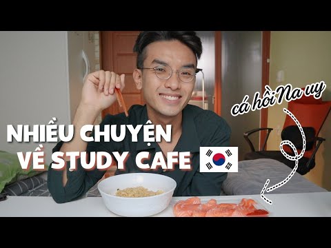 Cá hồi Na uy | Drama đi học ngoài study cafe ở Hàn Quốc