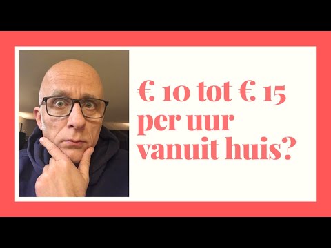 Geld verdienen vanuit huis