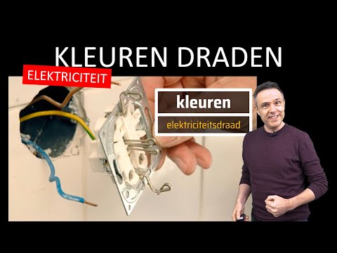 natuurkunde uitleg ELEKTRICITEIT KLEUREN DRADEN