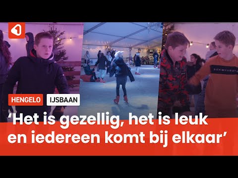 Hengelo kan schaatsen op het Burgemeester Jansenplein