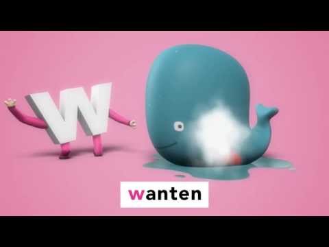 Leren lezen met Lijn 3 | Letterfilmpjes | De letter w