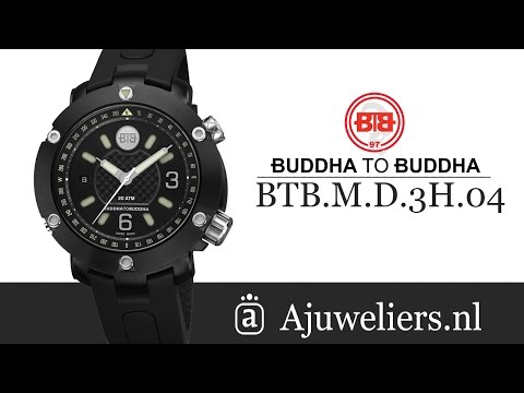 Buddha to Buddha Aquatic Explorer BTB.M.D.3H.04 horloge ** Ajuweliers.nl