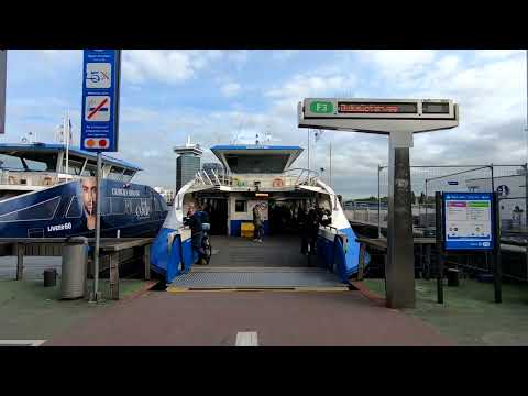 Amsterdam Ferry Ride - Centraal Station to Buiksloterweg