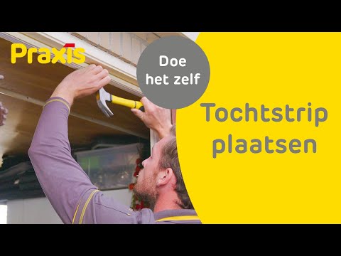 Tochtstrip plaatsen op raam en deur: zo doe je dat! | Praxis