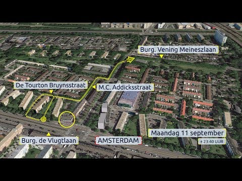 Amsterdam (follow-up): Schietincident aan de Burgemeester de Vlugtlaan Amsterdam (follow-up): Schietincident aan de Burgemeester de Vlugtlaan