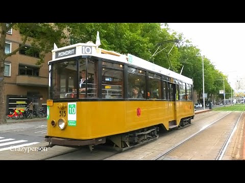 Oude Vierasser Tram op Burgemeester van Walsumweg Rotterdam