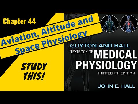 Guyton and Hall Medical Physiology (Chapter 44)REVIEW Altitude and Space physiology || Study This!