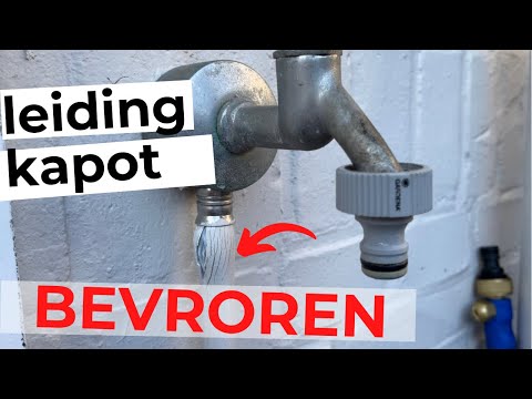 Wat moet je doen bij een kapot gevroren waterleidingen