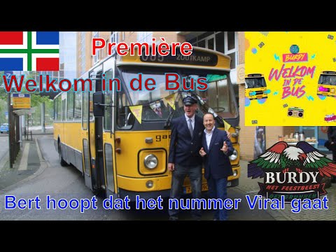 Buschauffeur BURDY lanceert nieuw nummer over de BUS op het station in GRONINGEN