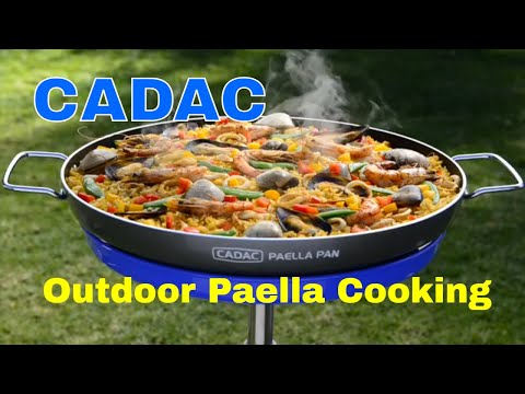 🍲Cooking with Cadac Skottlebraai Using Cadac Paella Pan