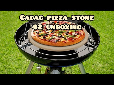 cadac pizza stone 42 unboxing
