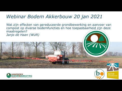 CBAV Webinar Bodem en organische stof 20 jan 2022 de Haan