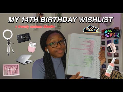 my 14th birthday wishlist 2020 *voor mijn 14e verjaardag*