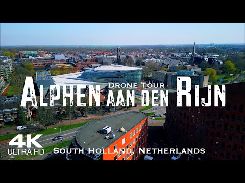 ALPHEN aan den RIJN 🇳🇱 Drone Aerial 4K | 2023 Zuid Holland Netherlands Nederland