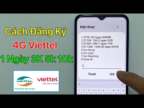 Cách Đăng Ký 4G Viettel 1 Ngày 5k 10k 3k - Cách Đăng Ký Mạng Viettel 2023
