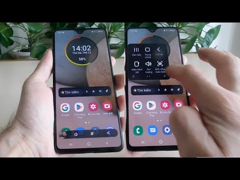 Cách chụp màn hình Samsung A12