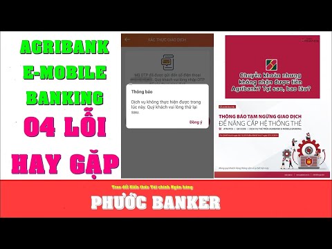 4 Lỗi thường gặp trên ứng dụng Agribank E-mobilebanking
