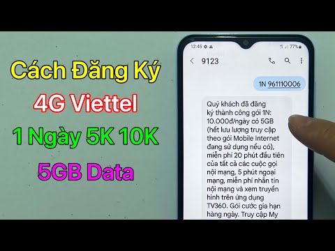 Cách Đăng Ký 4G Viettel 1 Ngày 5k 10k - Có 5GB Tốc Độ Cao / Mới Nhất 2023