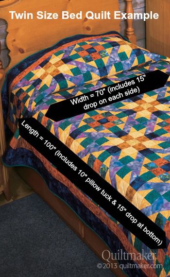 Standard Quilt Sizes: Twin, Full, Queen, King And More