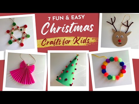 CHRISTMAS CRAFT IDEAS FOR KIDS | FUN & EASY ACTIVITIES TO KEEP KIDS BUSY DURING HOLIDAY SEASON