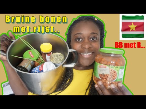 Hoe maak je Surinaamse Bruine bonensoep I How to Rice and beans recipe