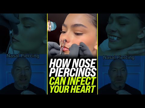 Nose Piercings Can Infect Your Heart?! 💔 #shorts