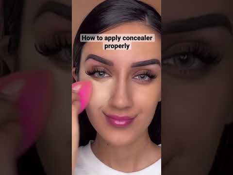 How to apply concealer properly 💓 #makeup #shorts #concealer