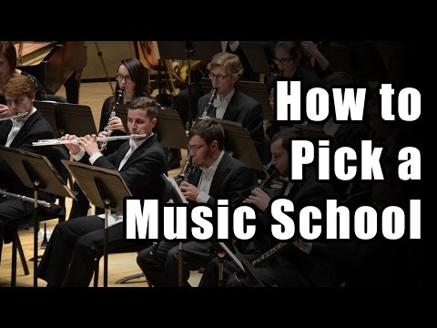 How to Pick a Music School