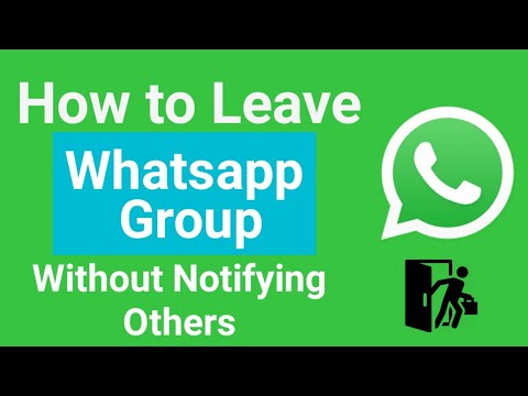 How to Leave WhatsApp Group Without Notifying Any Members in Android!! 2021
