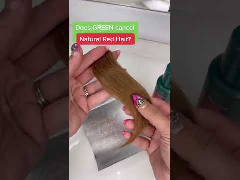Green Shampoo for Red Hair | Does green cancels Natural Red Hair ?