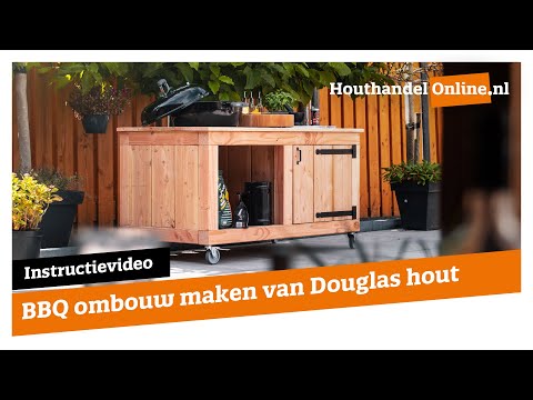 BBQ ombouw maken van Douglas hout #winactie — Houthandelonline #18