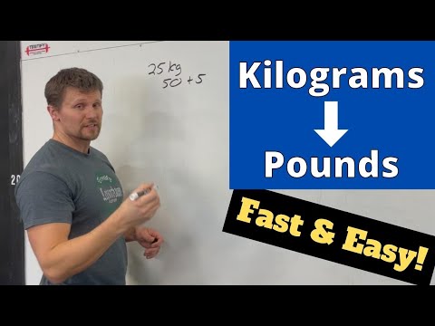 How to Convert Kilograms to Pounds Fast - Easy Math Trick!