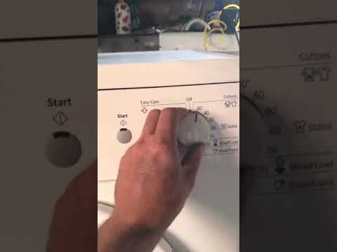 How to Reset Bosch washing machine F21 fault repair diagnostic Germany Dutch