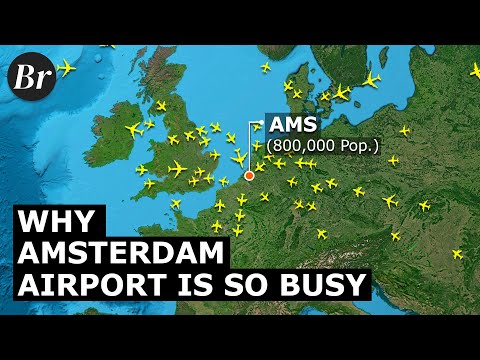 Why Amsterdam Airport Is So Busy (Even With little Population)