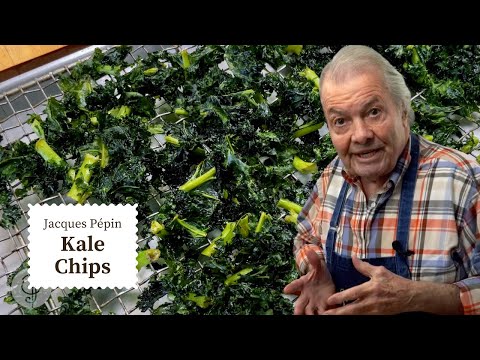 Crispy Kale Chips - Easy Recipe | Jacques Pépin Cooking at Home  | KQED