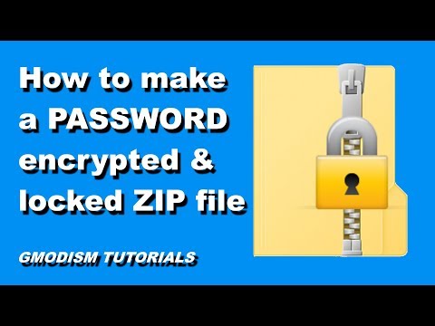 How to Make a Password Protected ZIP File - Encrypted & Locked