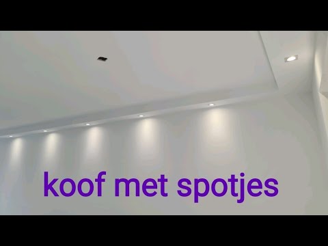 koof met spotjes